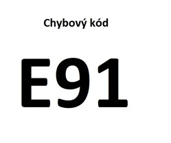 chybový kód E91