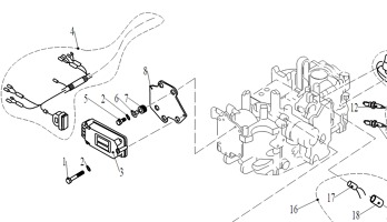 řídící jednotka CDI 25 Parsun (C.D.I. unit assy)